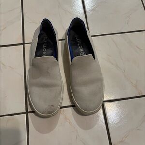 Rothy's Cream Slip-On Shoes *machine washable*